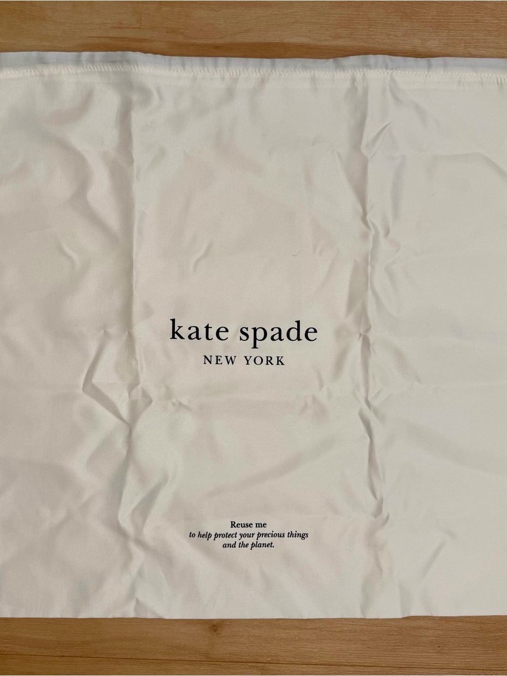 kate spade garment dust bag